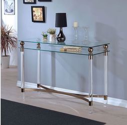 Glass Sofa table