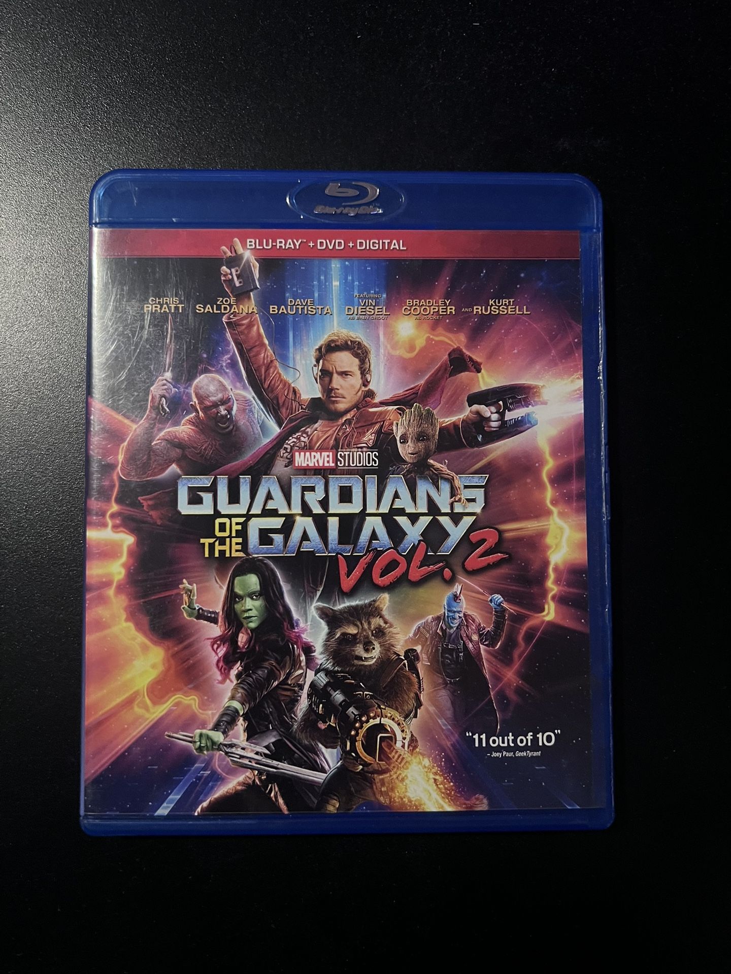 Guardians Of The Galaxy Vol 2 Blu Ray