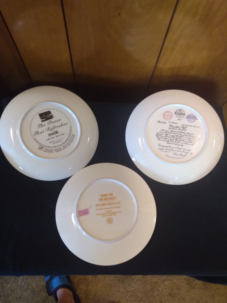 Vintage Collecting Plates
