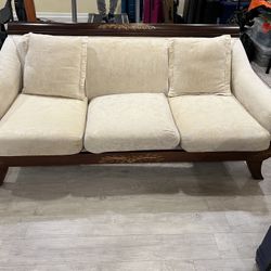 Elegant Wooden Sofaset (3 Piece)