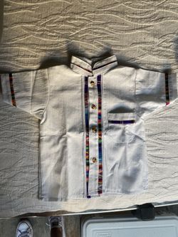 2T White Mexican Shirt