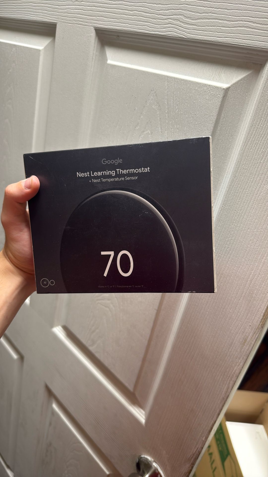 Google Nest Learning Thermostat (4th Gen) with Nest Temperature Sensor (2nd Gen) - Energy-Saving Smart Thermostat with Smart Schedule - Monitors Heati