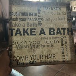 Bathroom Canvas Frame 