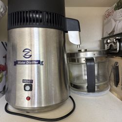 CO-Z 4L Brushed Stainless Steel Countertop Distiller Machine