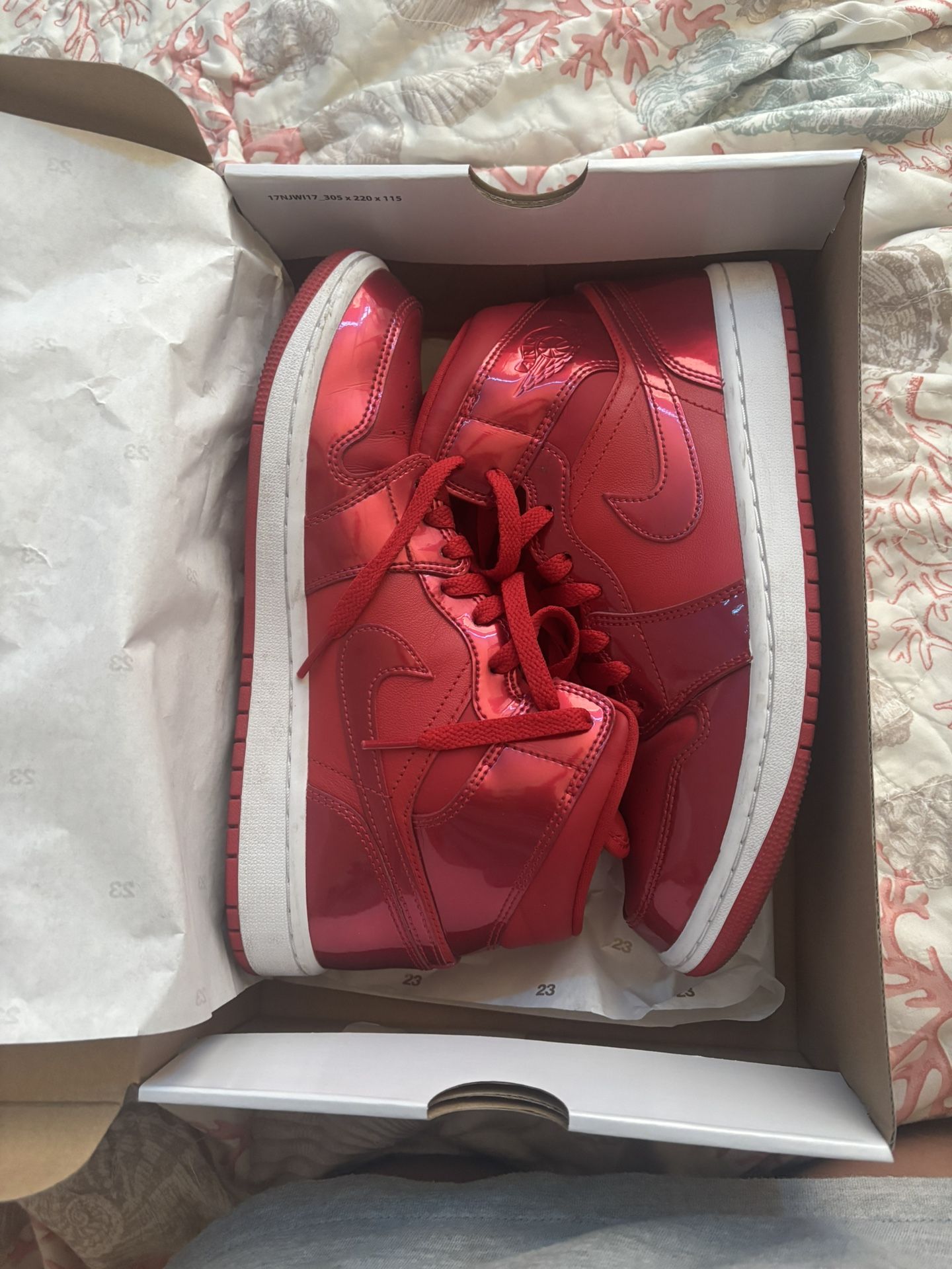 Red Air Jordan 1 Mids