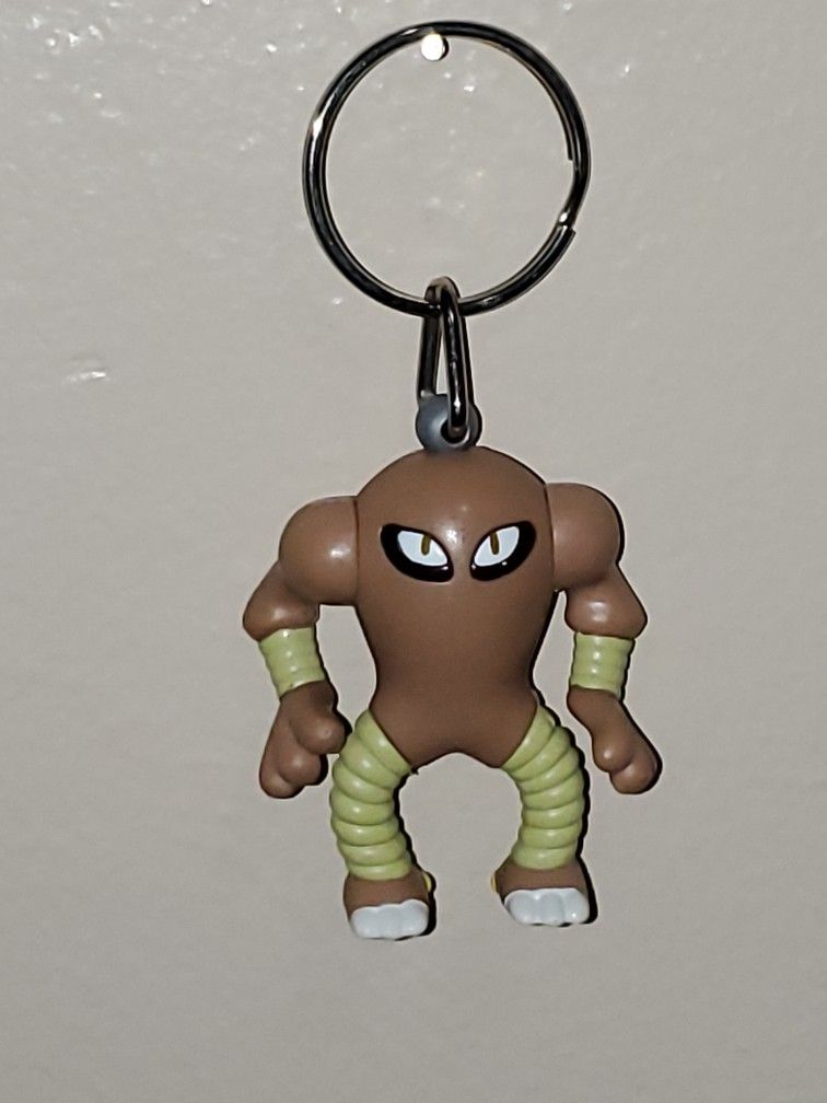 Vintage Pokemon Hitmonlee 1999 Burger King Exclusive Keychain! Excellent Condition!