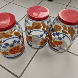 3 Glass Jar 