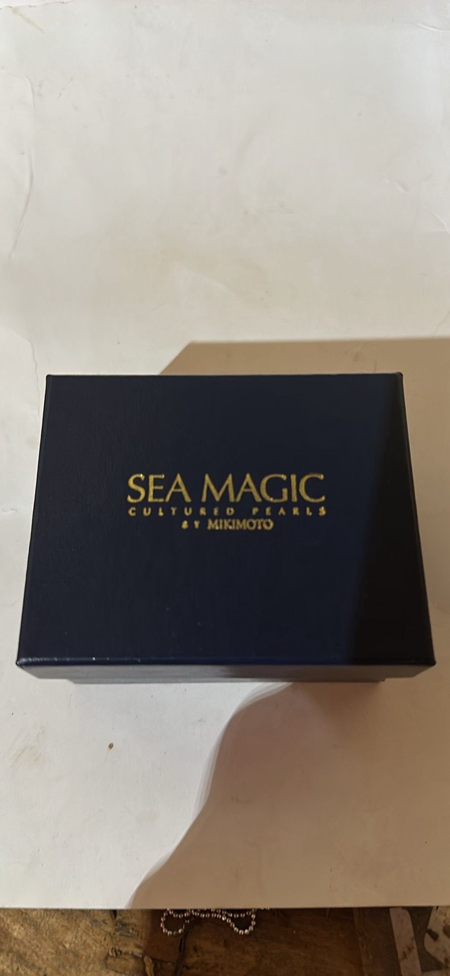 Sea magic Cultured Pearl Earrings 14k White Gold