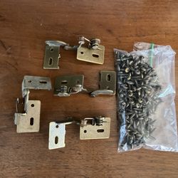 Vintage Youngdale Model#5 Semi-concealed Brass Hinges 56 @ $3 each