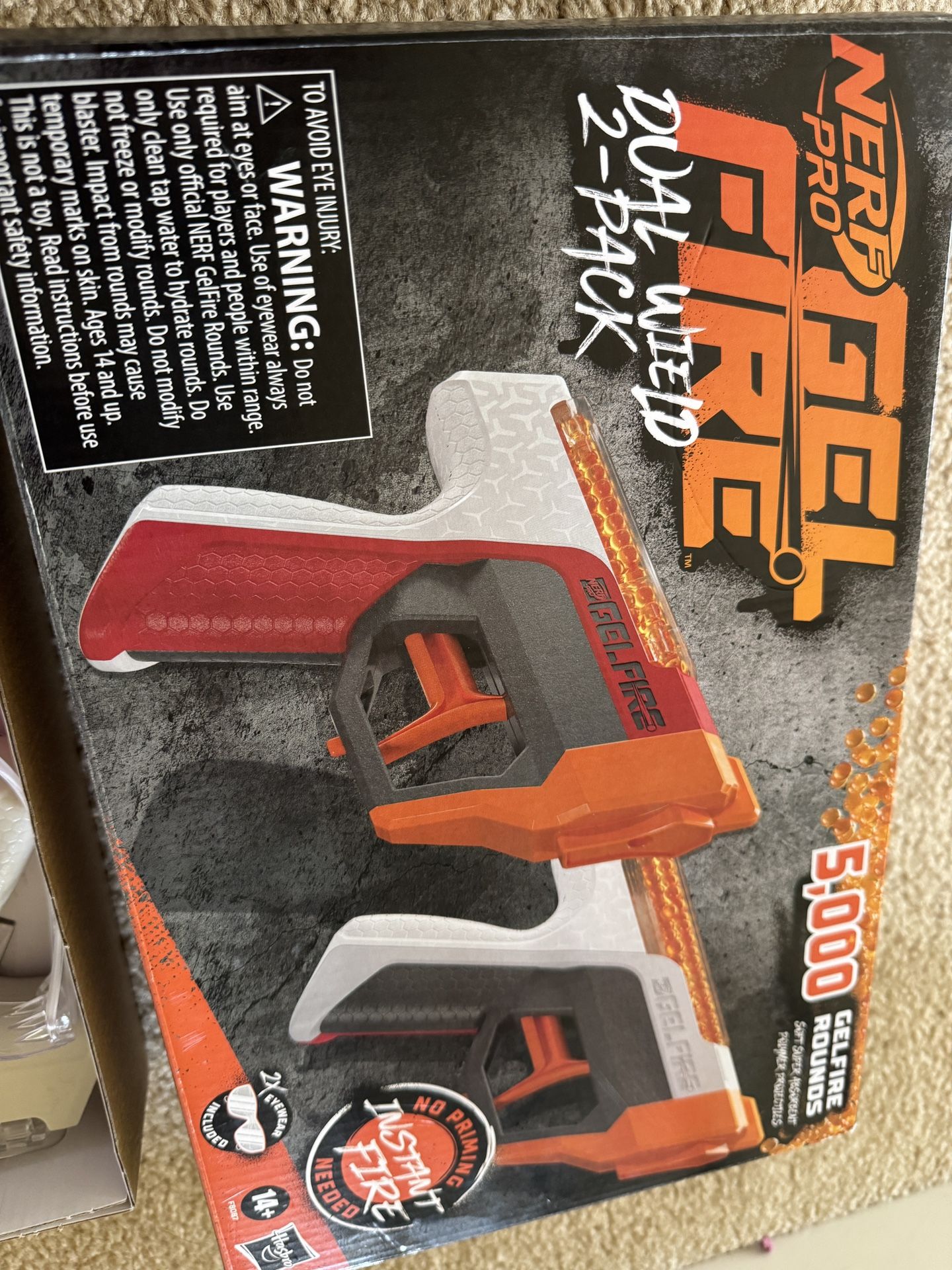 Nerf Gun Dual With Glasses