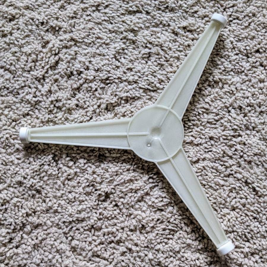 9.5" microwave oven Y-shaped plastic roller ring support bracket for glass turntable