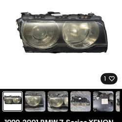 1(contact info removed) BMW 7-Series XENON HID Headlight Light Lamp Lens Right PASSENGER OEM