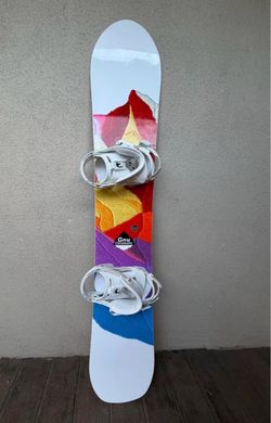 GNU Snowboard and Salomon Bindings