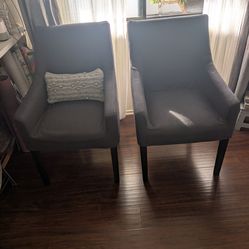 Two dining chairs