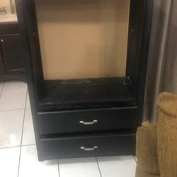 Mueble De Madera Con 2 Cajones