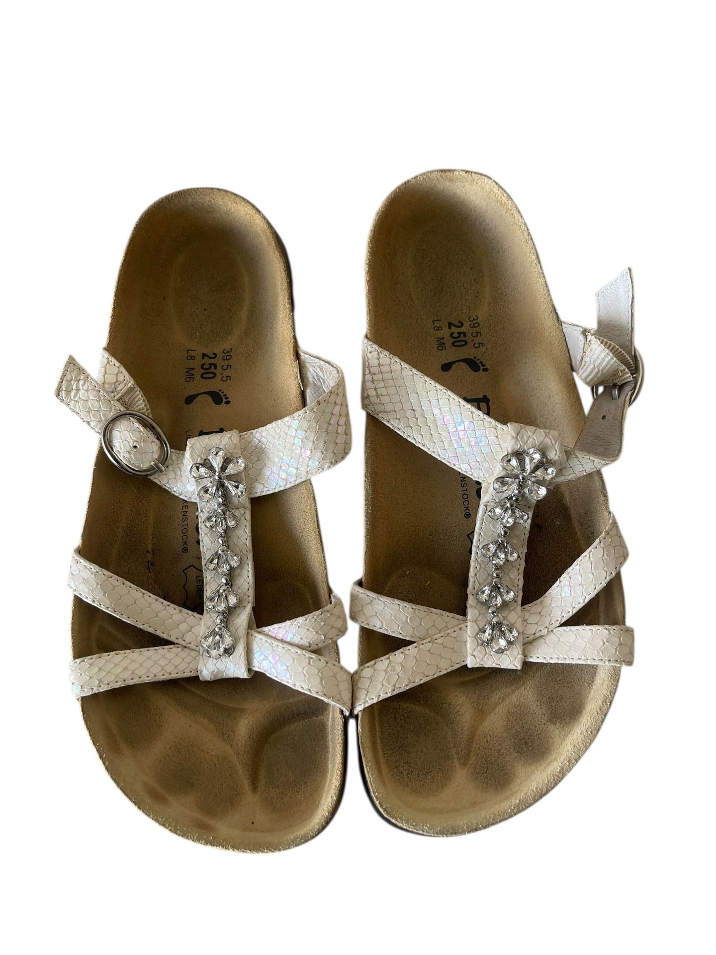 Birkenstock Betula Tango Sandal w. Jewels Size F/8