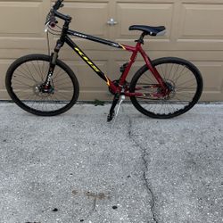 KHS Alite 2000 Mountain Bicycle 26 Inch Wheel 21 Speed Red On Black Bike Man Woman Boy Girl Outdoor Exercise