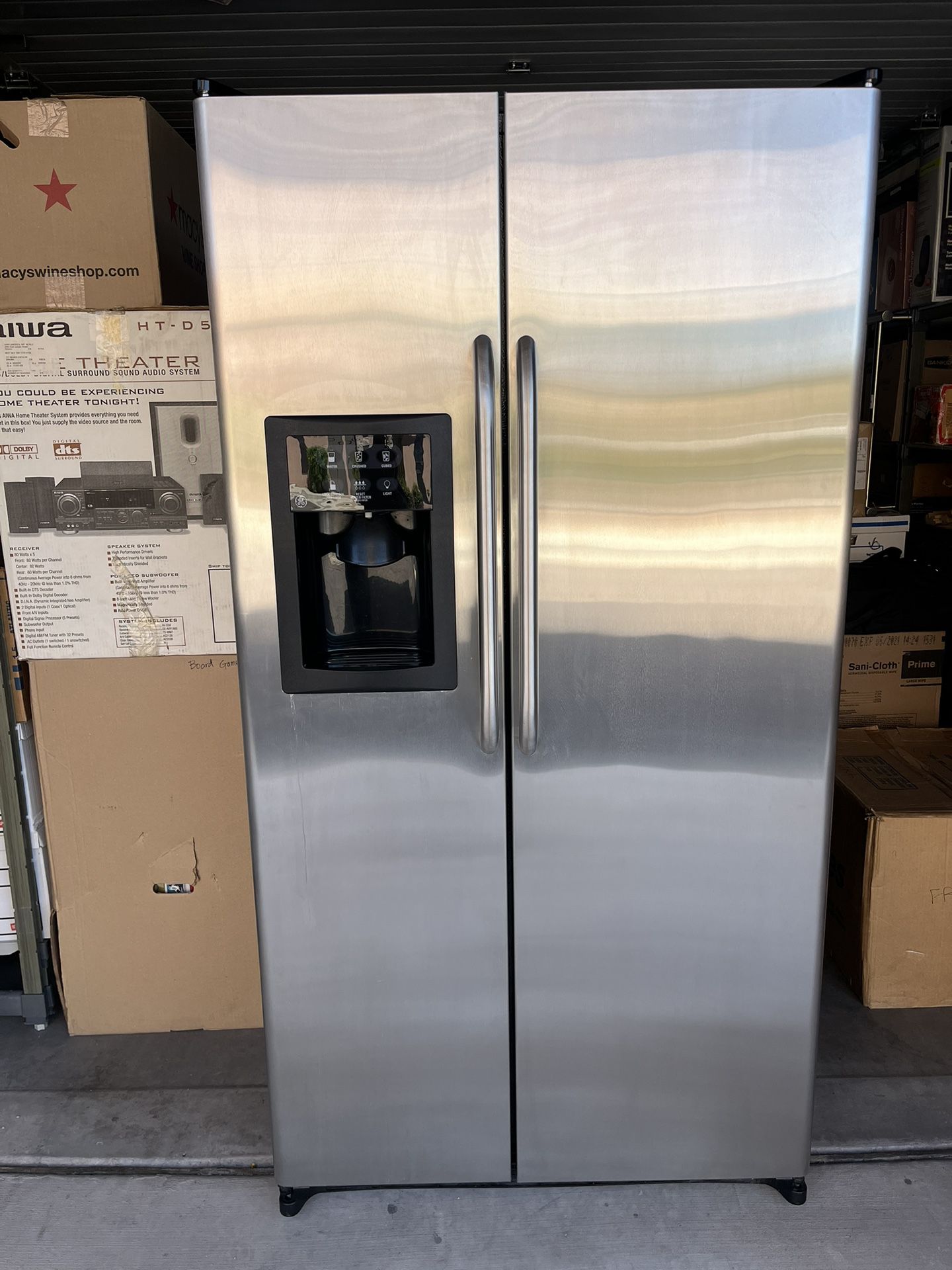 GE Side By Side Refrigerator/ Freezer  36”