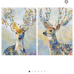 Deer Picture on the Wall