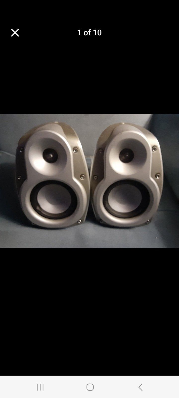 KLIPSCH WIRED BOOKSHELF SPEAKERS PAIR NO SPEAKER GRILLS $40 FINAL PRICE