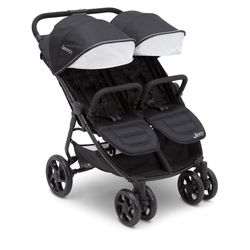 Jeep Destination Ultralight Side x Side Double Stroller, Midnight