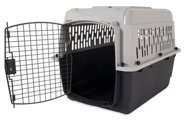 New - Vibrant Life Pet Kennel for Dogs, Hard-Sided Pet Carrier, Medium, 28in Length