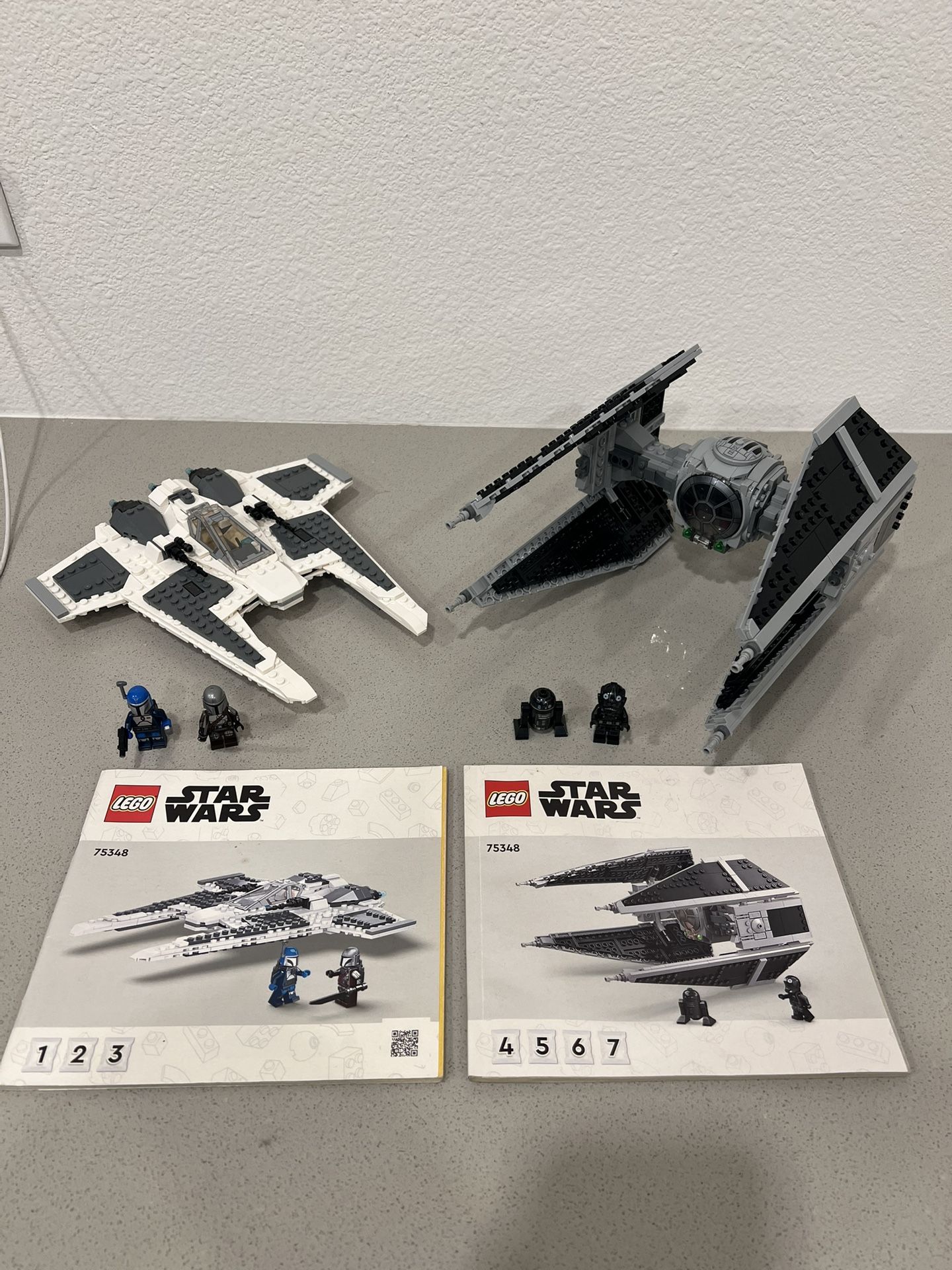 Lego Star Wars Tie Interceptor And Fang Fighter 100% Complete