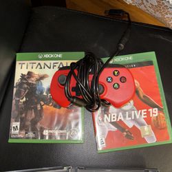 XBOX ONE GAMES AND XBOX ONE CONTROLLER 