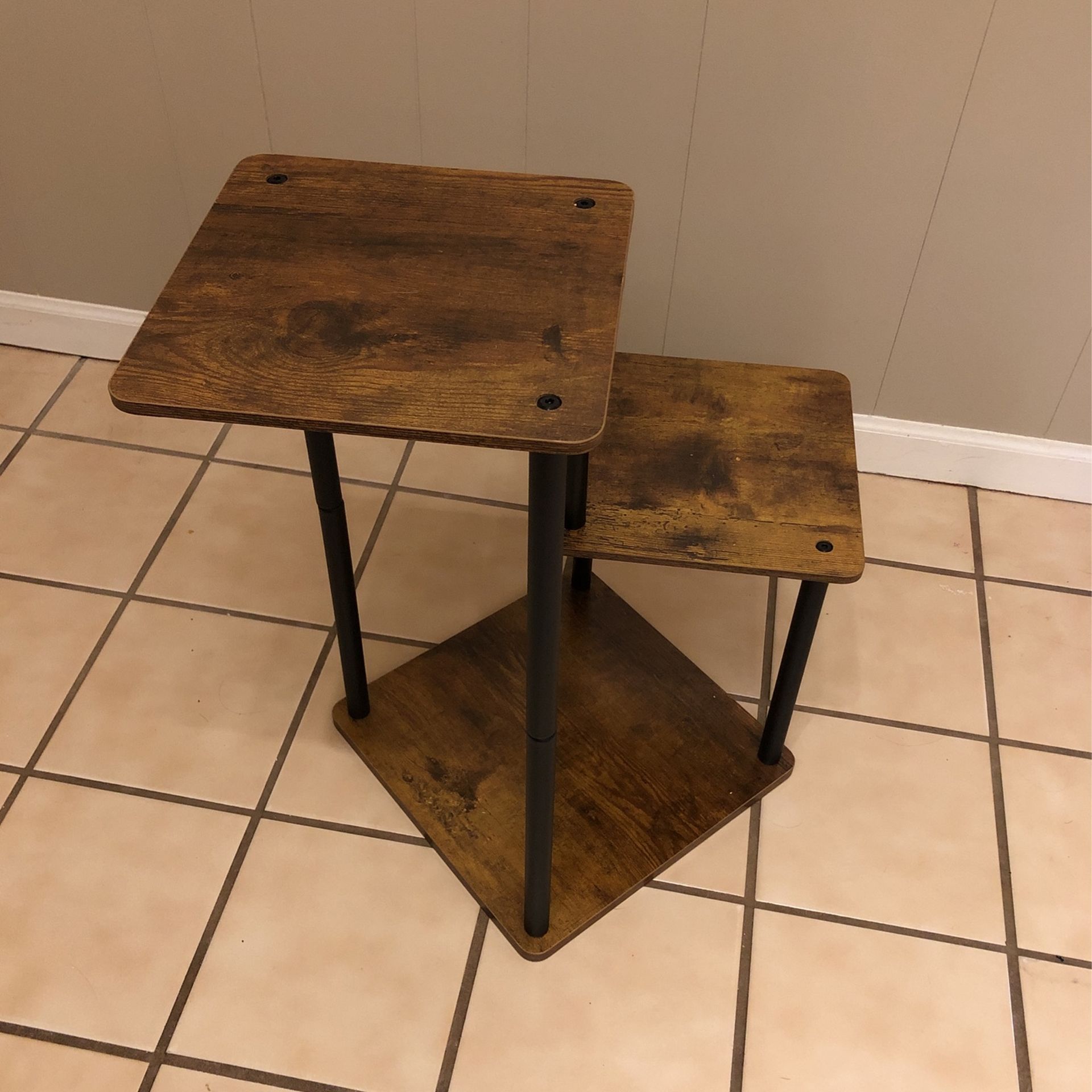 3 Tier Indoor Wooden Plant Stand 21in Tall