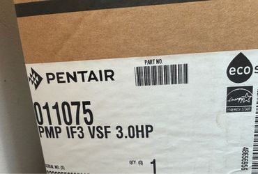 Pentair Variable Speed Pool Pump 3.0HP