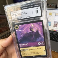 Disney lorcana DEMO card