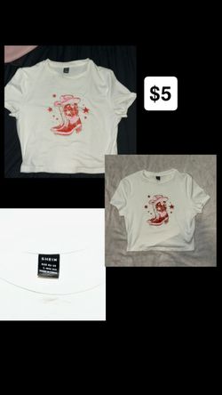 Cropped cowgirl shirt