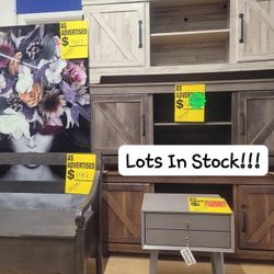 Tv Stands With Fire Place Option’s Starring @ $399