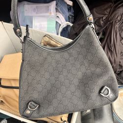 AUTHENTICATED!!! Gucci “Jackie” Canvas Monogram Purse