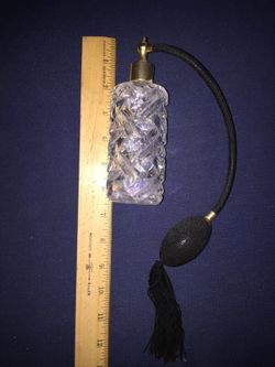 Perfume atomizer vintage glass