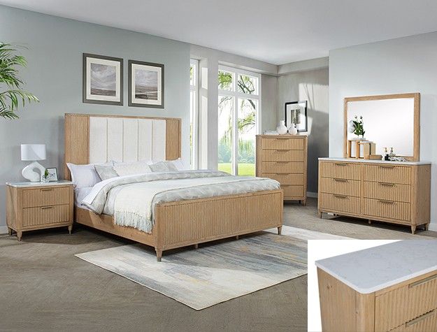 New Arrival! 7pc Queen/king Bedroom Set😍/ Take it home with only$39Down/ Hablamos Español Y Ofrecemos Financiamiento 🙋🏻♂️