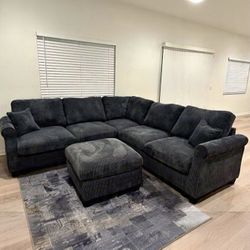 Brand New Sectional Sofa With Ottoman