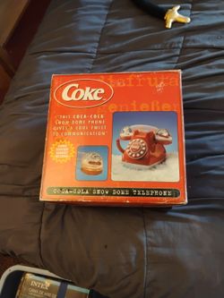 Coca-Cola Snow Dome Telephone