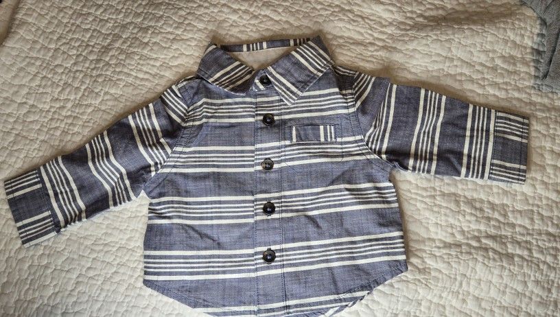 Cat & Jack Newborn Long Sleeve Boys shirt