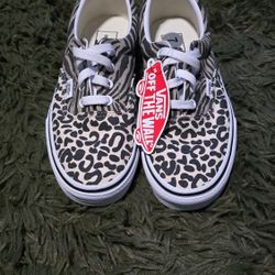 NWT Animal Print Low Top Vans