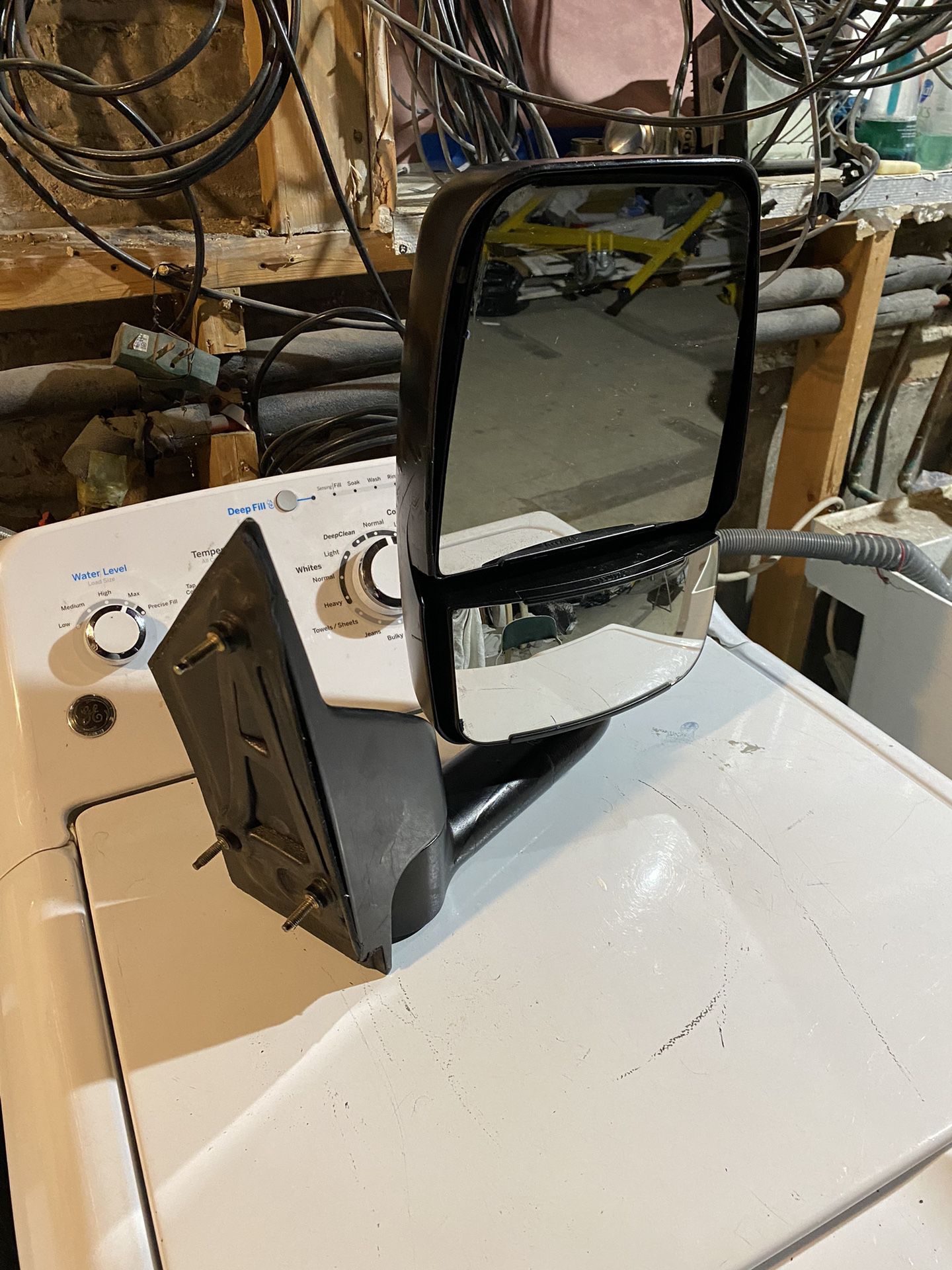 Right And Left AutoShack Passenger Mirror Manual Trailer Replacement for GMC Sierra 1500 Limited And Chevrolet Silverado 1500