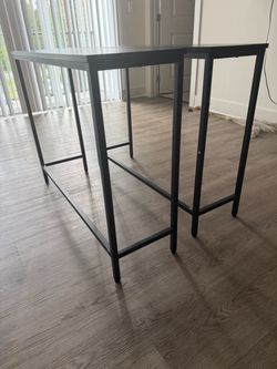 2 39.4 in Black Console Table for Hallway Entrance Table