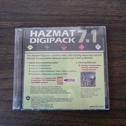 Hazmat Digipack 7.1 CD Disk Hazardous Material Training 