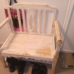 Wooden Bench, Country Style