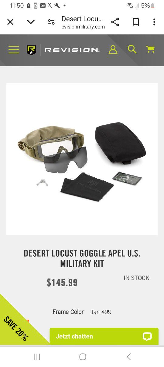 Revision Desert Locust Goggles 