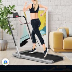 2 In 1 Folding Treadmill