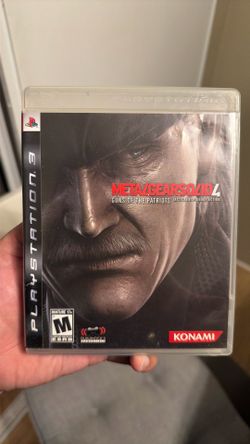 metal gear solid 4 ps3
