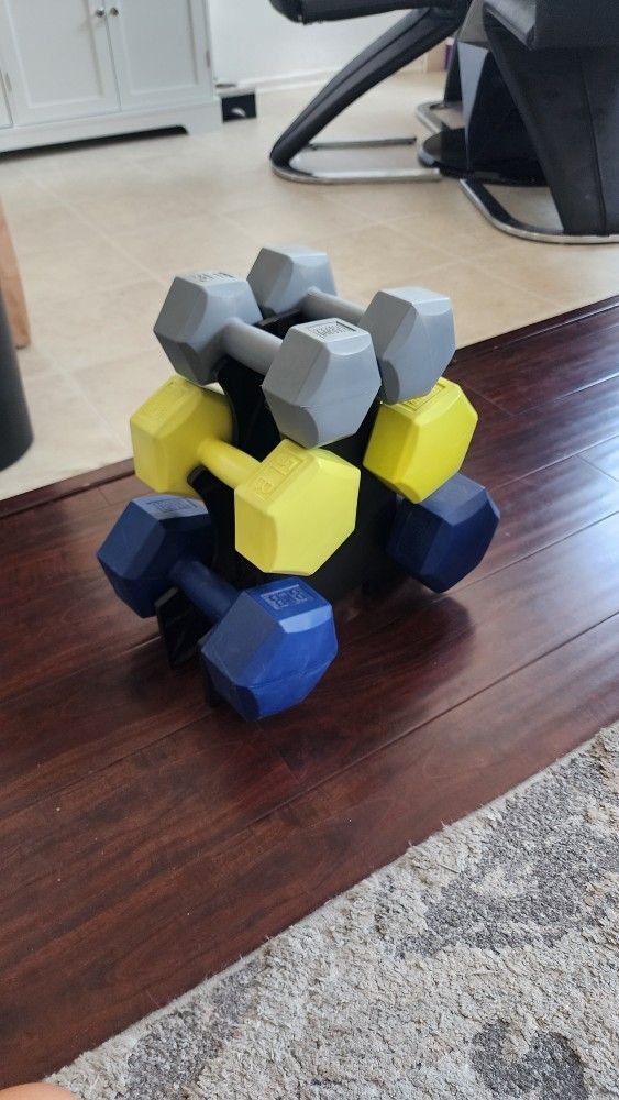 Dumbbell Set, Weights.