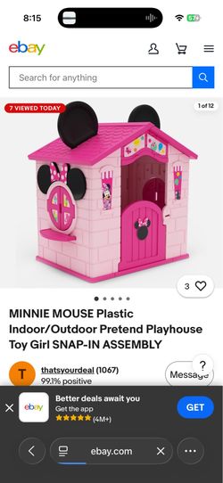 Minnie Mouse playhouse