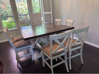 9 piece dining table with chairs